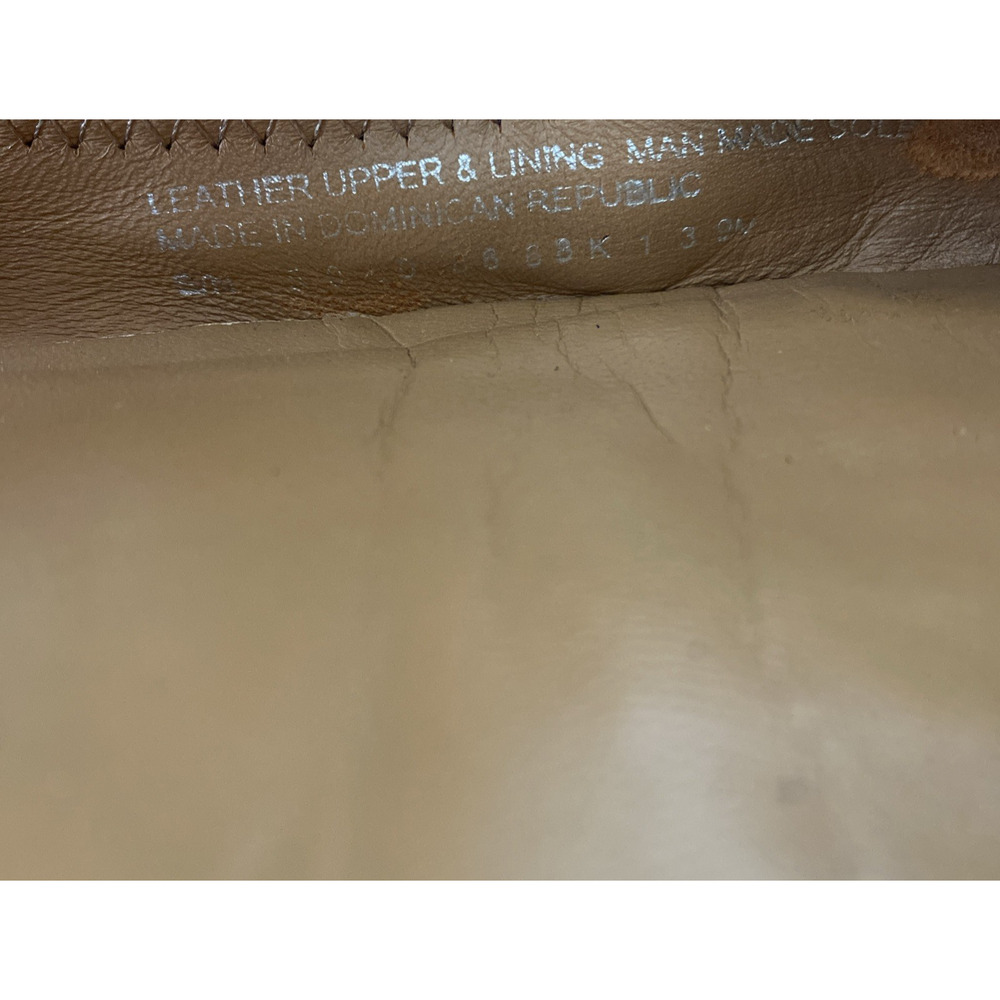 TORY BURCH Classic Minnie Ballet Flat Brown Leather Logo Slip On Round Toe Tan 9 - Picture 8 of 9